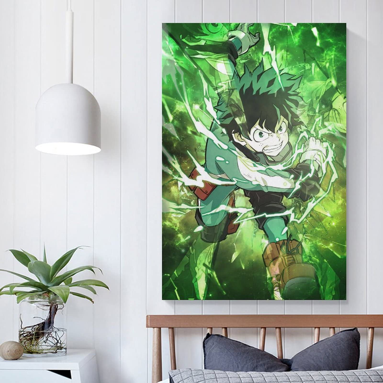 Amazon｜僕のヒーローアカデミアみどりやいずくアニメキャンバスアート